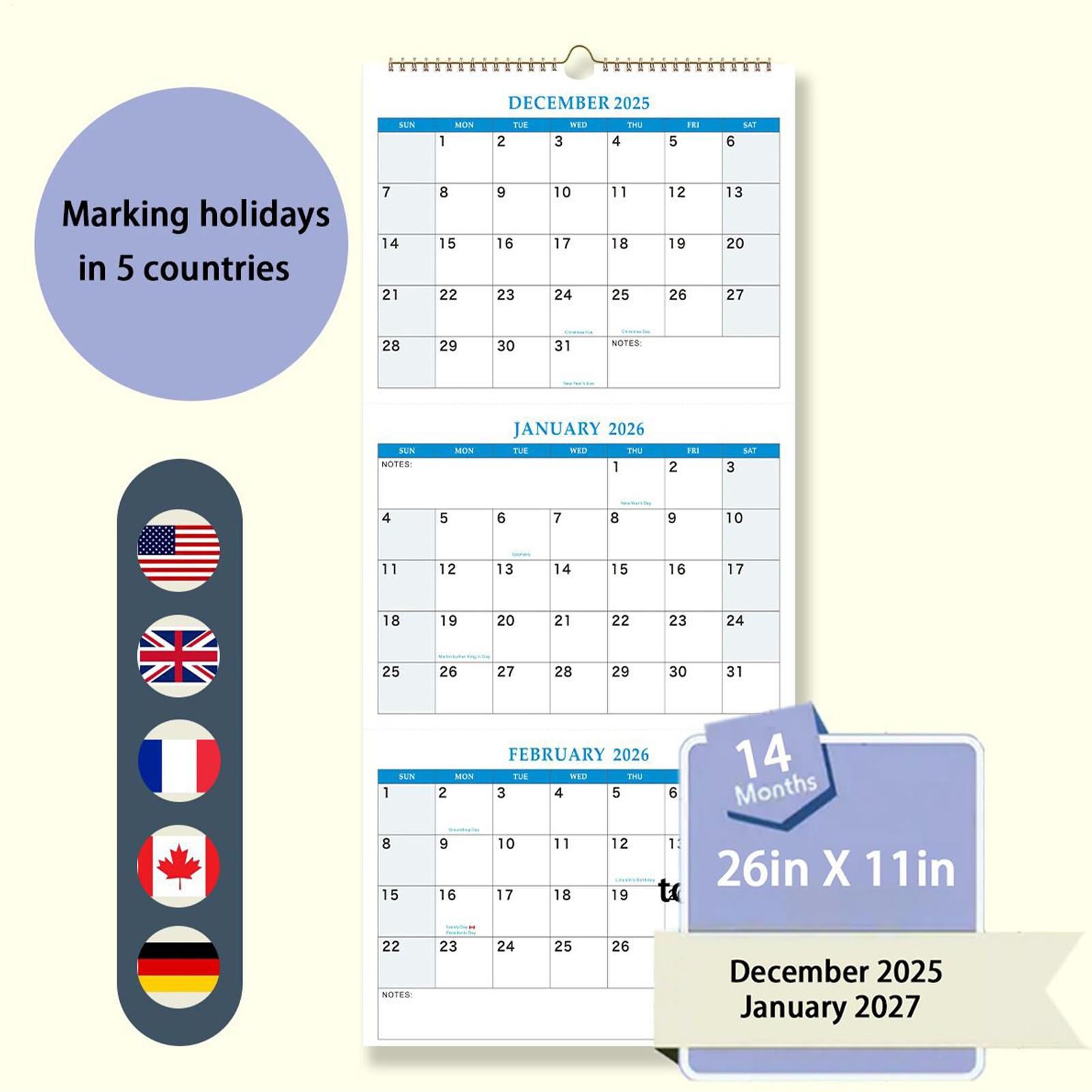 Planned Parenthood - Kalender Dinding Besar 2026, Kalender Dinding